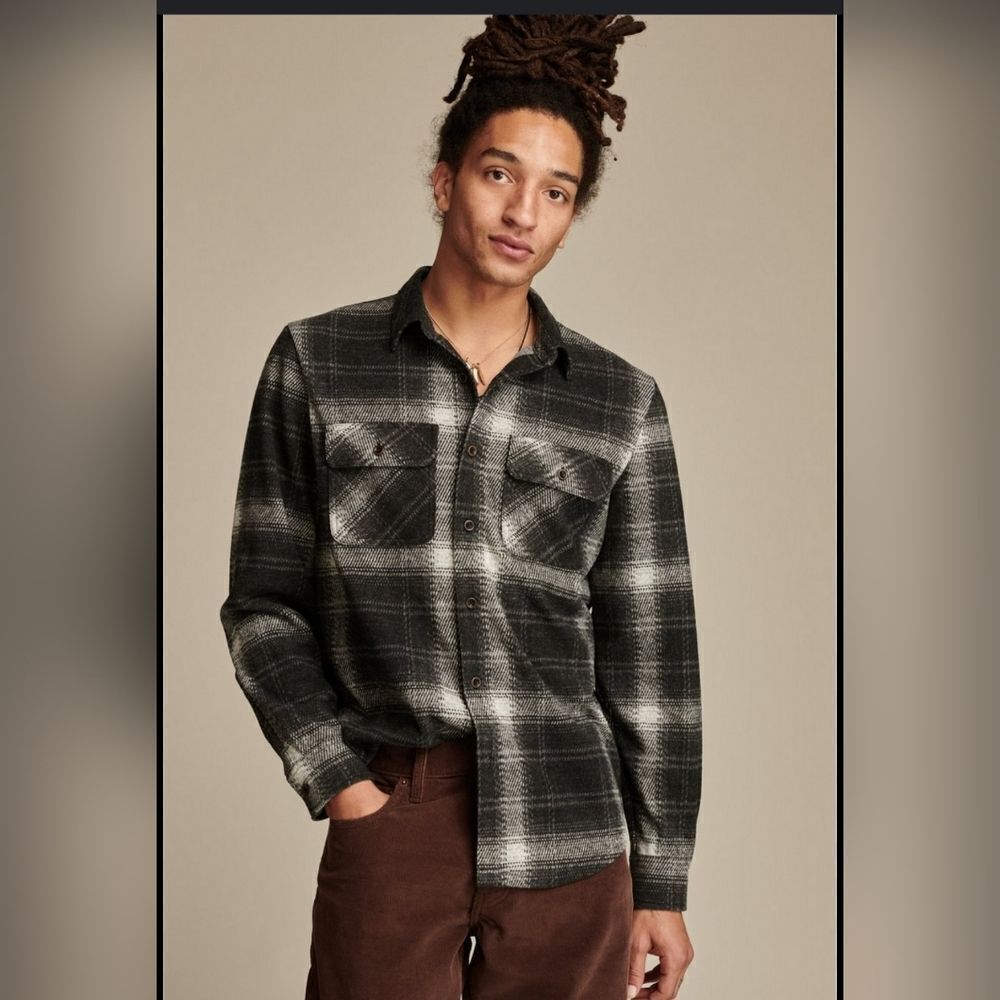 NWT Lucky brand Brushed Jersey Shirt size L